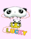 cute kawaii lucky tare panda