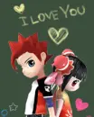 cute kawaii i love you couple