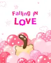 cute kawaii falling in love