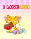 cute kawaii i love you presents