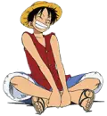 luffy sit