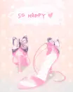 cute kawaii so happy pink girly shoes