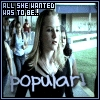 she wants to be popular