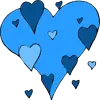 blue hearts