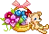mini bascket with flower