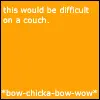 On a couch