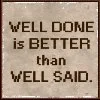 Well Done