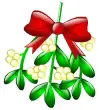 Under the mistletoe