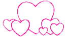 pink hearts