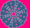  Pink Snowflake
