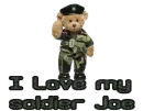 Joe with Soldier Bear