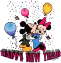 new year mickey minnie