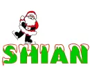 santa skating on Shian