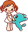 blue puppy