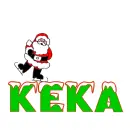 santa skating on Keka