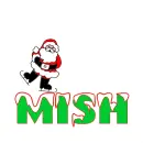 santa skating on Mish
