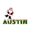 santa skating on Austin