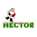 santa skating on Hector