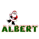 santa skating on Albert
