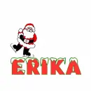 santa skating on Erika
