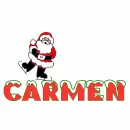 santa skating on Carmen
