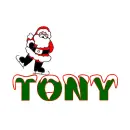 santa skating on Tony