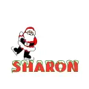 santa skating on Sharon