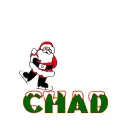 santa skating on Chad