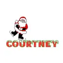 santa skating on Courtney