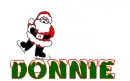 santa skating on Donnie