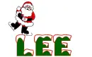 santa skating on Lee