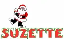 santa skating on Suzette
