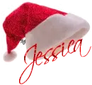 Jessica santa hat