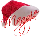 Maggie santa hat