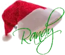 Randy santa hat