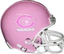 Chicago Bear Pink Helmet With Glitter