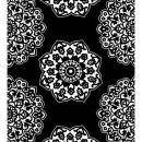 BIG BLACK FLOWERS