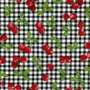 BLACK TABLECLOTH CHERRY