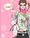 cute kawaii fashion girl smile