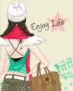 cute kawaii fashion girl enjoy life