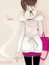 cute kawaii fashion girl rest
