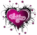 cristina pink heart
