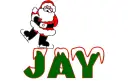 santa skating on Jay