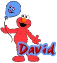 david elmo balloon