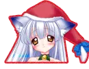sad xmas girl