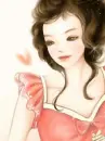cute kawaii fashion girl in love
