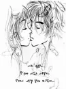 cute kawaii fashion lovers kiss