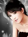 cute kawaii black & white fashion girl