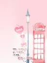 cute kawaii london phone box miss you