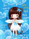 cute kawaii lil angel girl be happy